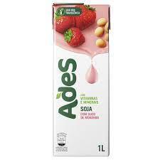 BEBIDA ADES SOJA MORANGO S/LACTOSE TP 1L