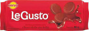 BISCOITO KERUS LE GUSTO CHOCOLATE 80G
