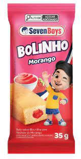 BOLINHO SEVEN BOYS BAUNILHA C/MORANGO 35
