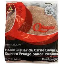 CARNE DE HAMBURGUER QBURGUER SABOR PICAN