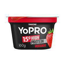 IOGURTE DANONE YOPRO 15G PRO MORANGO 160