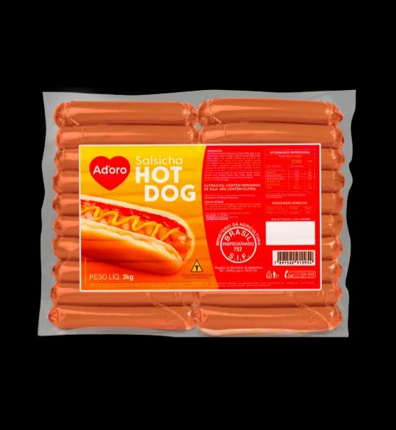 SALSICHA HOT DOG ADORO KG