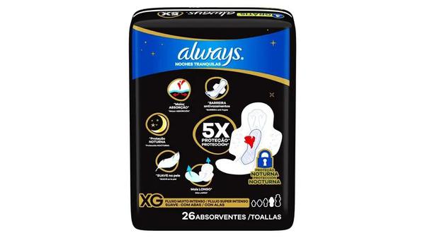 ABSORVENTE ALWAYS 26UN SUAVE C/ABAS XG