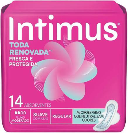 ABSORVENTE INTIMUS GEL TD RENO SUAVE C/ABAS 14UN