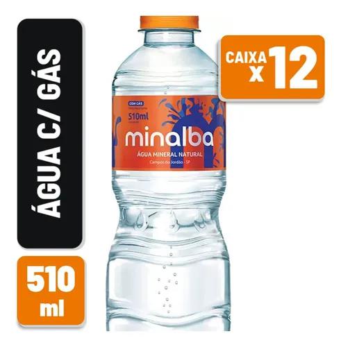 AGUA MIN MINALBA C/GAS 510ML C/12