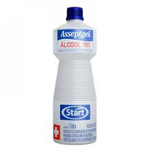 ALCOOL 70º DESINF ASSEPTGEL/START 1L