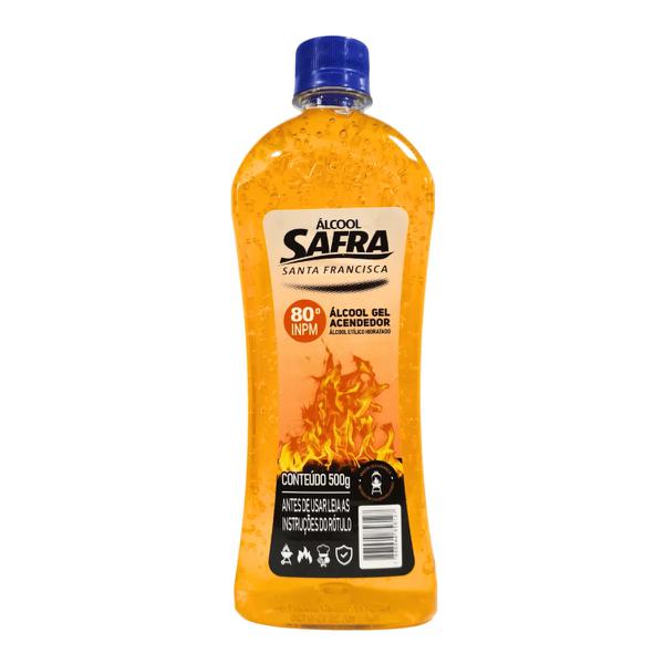 ALCOOL SAFRA GEL 80 INPM ACENDEDOR 425G