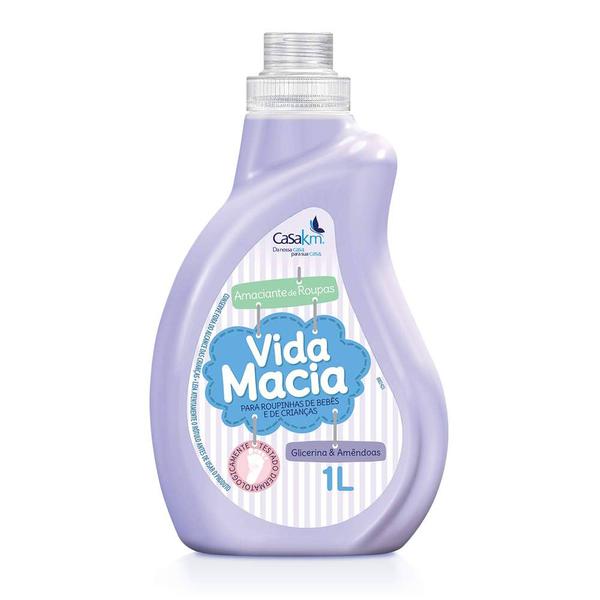 AMACIANTE VIDA MACIA 1L GLICERINA AMENDOAS