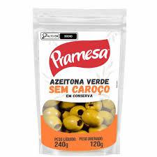 AZEITONA PARMESA 120G VERDE SEM CAROÇO