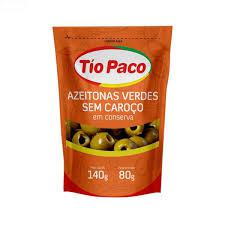 AZEITONA TIO PACO S/C VERDE 80G