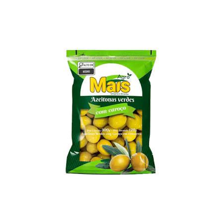 AZEITONA VERDE 120G C/CAROCO AGROMAIS