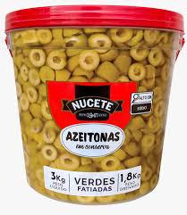 AZEITONA VERDE FATIADA BD 1,8KG NUCETE