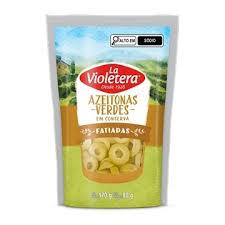 AZEITONA VERDE LA VIOLETERA FATIADA 80G
