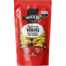 AZEITONA VERDE NUCETE C/ CAROÇO SACHÊ 120GR