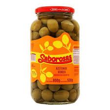 AZEITONAS VERDE SABOROSA 500G INTEIRAS