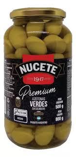 AZEITONAS VERDES NUCETE PREMIUM VD 500GR