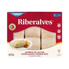 BACALHAU LOMBO SAITHE RIBERALVES 800GR