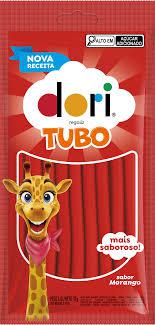 BALA DORI REALIZ TUBO MORANGO RECH 70G