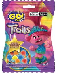 BALA GELATINA TROLLS 70G - GO JELLY
