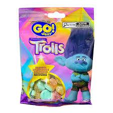 BALA GELATINA TROLLS 70G - GO JELLY