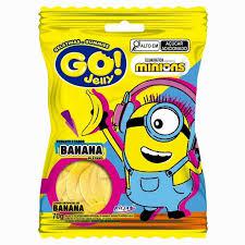 BALA GO JELLY GELATINA MINIONS BANAN 70GR