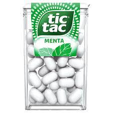 BALA PASTILHA TIC TAC MENTA 14,5GR
