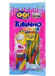 BALA TUBINHO GO JELLY COLOR FRUTAS 70G
