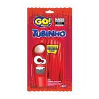 BALA TUBINHO GO JELLY MORANGO 70G