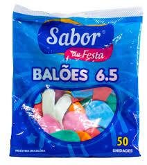 BALOES SABOR DE FESTA LISO C/10