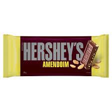 BARRA DE CHOCOLATE AO LEITE AMEND HERSHEYS 75G