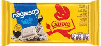 BARRA DE CHOCOLATE NEGRESCO BRANCO GAROTO 80G