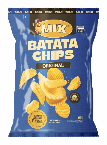 BATATA CHIPS MIX ORIGINAL - 150G
