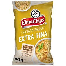 BATATA PALHA EXTRA FINA ELMA CHIPS NA MESA 90G