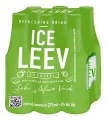 BEBIDA ICE LEEV MACA VERDE 275ML C/6