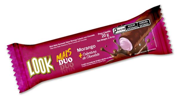 BISC DUO LOOK MAIS MORANGO 20G