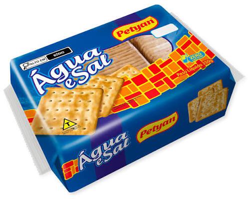 BISCOITO AGUA E SAL PETYAN 350G