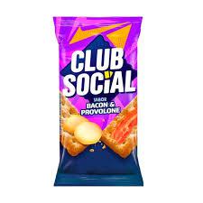 BISCOITO CLUB SOCIAL BACON PROVOLONE 141GR
