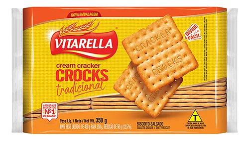 BISCOITO CREAM CRACKER 350GR VITARELLA TRAD