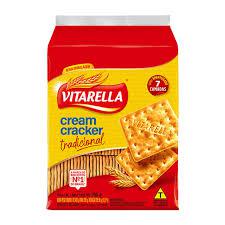 BISCOITO CREAM CRACKER 350GR VITARELLA TRAD
