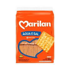 BISCOITO CREAM CRACKER MARILAN AGUA E SAL 300G