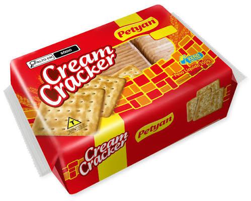 BISCOITO CREAM CRACKER PETYAN 350G