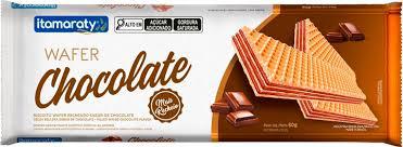 BISCOITO ITAMARATY WAFER CHOCOLATE BRANCO 80GR
