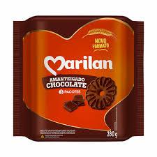 BISCOITO MARILAN 280GR AMANTEIGADO CHOCOLATE