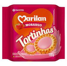 BISCOITO MARILAN TORTINHA MORANGO 300G