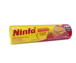 BISCOITO MORANGO 110GR NINFA RECHEADO