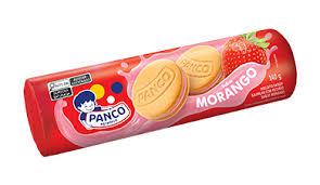 BISCOITO PANCO RECHEADO MOUSSE MORANGO 140GR