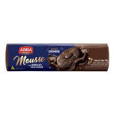 BISCOITO RECH ADRIA MOUSSE CHOCOLATE AMARGO 130GR
