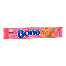 BISCOITO RECHEADO BONO MORANGO 90GR
