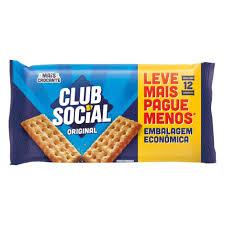 BISCOITO SALGADO CLUB SOCIAL ORIGINAL 288GR