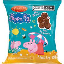 BISCOITO SANTA EDWIGES 100G PEPPA PIG CHOCOLATE